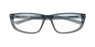 Balenciaga BB0407O unisex Green Rectangle Eyeglasses