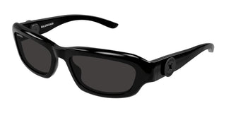 Balenciaga BB0409S unisex Black Rectangle Sunglasses