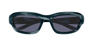 Balenciaga BB0409S unisex Blue Rectangle Sunglasses