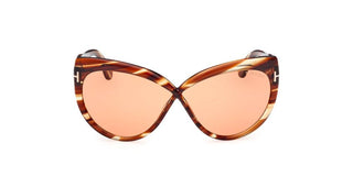 Tom Ford BEATRICE FT1196 women Havana Cat Eye Sunglasses