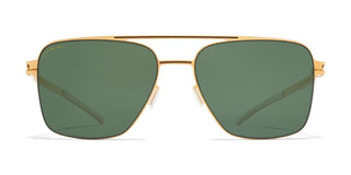 Mykita BERNIE unisex Gold Pilot Sunglasses