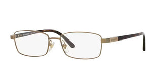 Burberry BE 1287TD men Brown Rectangle Eyeglasses