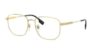 Burberry BE 1352D men Gold Geometric Eyeglasses