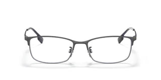 Burberry BE 1357TD men Ruthenium Rectangle Eyeglasses