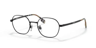 Burberry BE 1369TD men Black Oval Eyeglasses