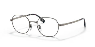 Burberry BE 1369TD men Grey Oval Eyeglasses