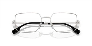 Burberry BE 1380 men Silver Geometric Eyeglasses