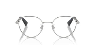 Burberry BE 1388D men Silver Round Eyeglasses