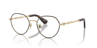 Burberry BE 1388D men Brown Round Eyeglasses