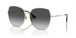 Burberry BE 3136D women Gold Oversize Sunglasses