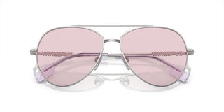 Burberry BE 3147 women Silver Pilot Sunglasses