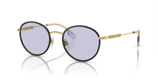 Burberry BE 3148D women Gold Round Sunglasses