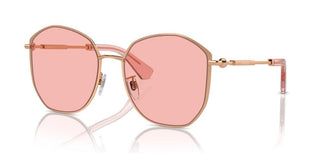 Burberry BE 3153D women Rose gold Geometric Sunglasses