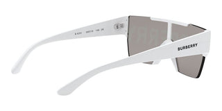 Burberry BE 4291 men White Shield Sunglasses