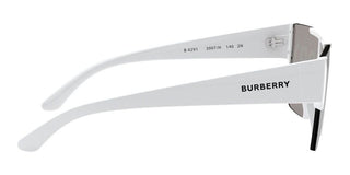 Burberry BE 4291 men White Shield Sunglasses