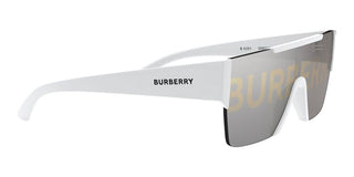 Burberry BE 4291 men White Shield Sunglasses