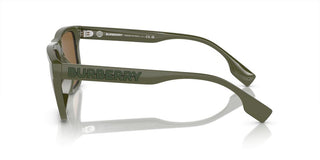 Burberry BE 4402U men Green Squared Sunglasses