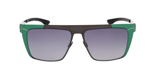 ic!berlin BIBHU 01 IC0047 unisex Green Squared Sunglasses