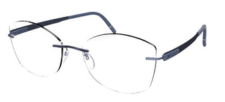 Silhouette BLEND 5555/KL women Blue Butterfly Eyeglasses