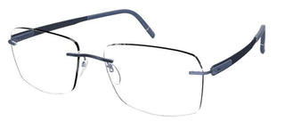 Silhouette BLEND 5555/KR men Blue Geometric Eyeglasses