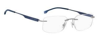 Boss BOSS 1265/C men Blue Geometric Eyeglasses