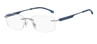 Boss BOSS 1265/C men Blue Geometric Eyeglasses