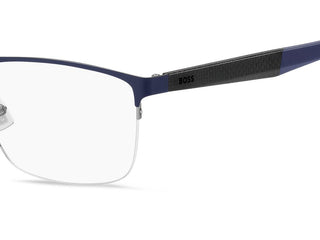 Boss BOSS 1487 men Blue Geometric Eyeglasses