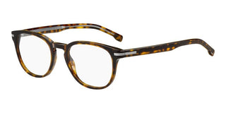 Boss BOSS 1601 men Havana Round Eyeglasses