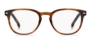 Boss BOSS 1601 men Brown Round Eyeglasses