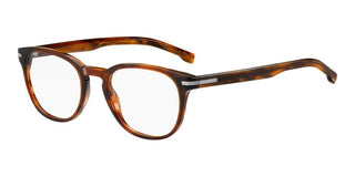 Boss BOSS 1601 men Brown Round Eyeglasses