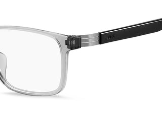 Boss BOSS 1618/F men Grey Geometric Eyeglasses