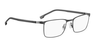 Boss BOSS 1637 men Ruthenium Rectangle Eyeglasses