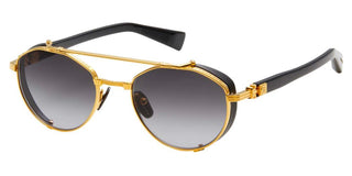 Balmain BRIGADE - IV unisex Black Round Sunglasses