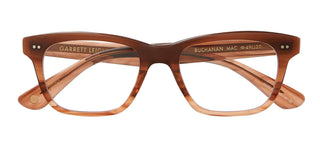 Garrett Leight BUCHANAN unisex Brown Squared Eyeglasses