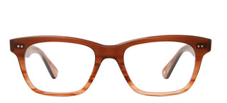 Garrett Leight BUCHANAN unisex Brown Squared Eyeglasses