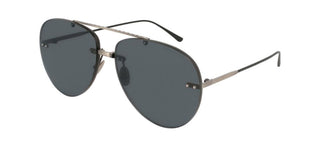 Bottega Veneta BV0179S women Silver Pilot Sunglasses