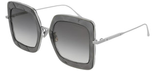 Bottega Veneta BV0209S women Silver Oversize Sunglasses