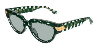 Bottega Veneta BV1035S women Green Cat Eye Sunglasses