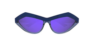 Bottega Veneta BV1055S unisex Blue Cat Eye Sunglasses