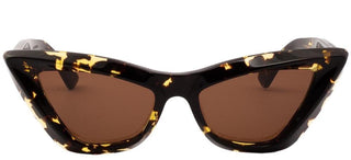 Bottega Veneta BV1101S women Havana Pilot Sunglasses