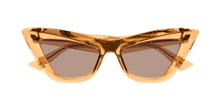 Bottega Veneta Bv1101s Women Gold Cat Eye Sunglasses