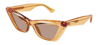 Bottega Veneta Bv1101s Women Gold Cat Eye Sunglasses