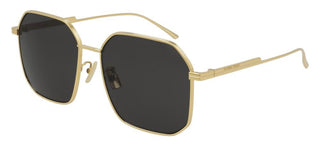 Bottega Veneta BV1108SA women Gold Geometric Sunglasses