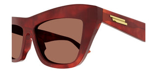 Bottega Veneta BV1121S women Red Geometric Sunglasses