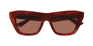 Bottega Veneta BV1121S women Red Geometric Sunglasses