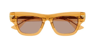 Bottega Veneta BV1122S women Orange Cat Eye Sunglasses