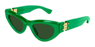 Bottega Veneta BV1142S women Green Geometric Sunglasses