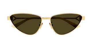 Bottega Veneta BV1186S women Gold Cat Eye Sunglasses