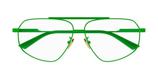 Bottega Veneta BV1196O unisex Green Pilot Eyeglasses