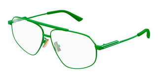 Bottega Veneta BV1196O unisex Green Pilot Eyeglasses